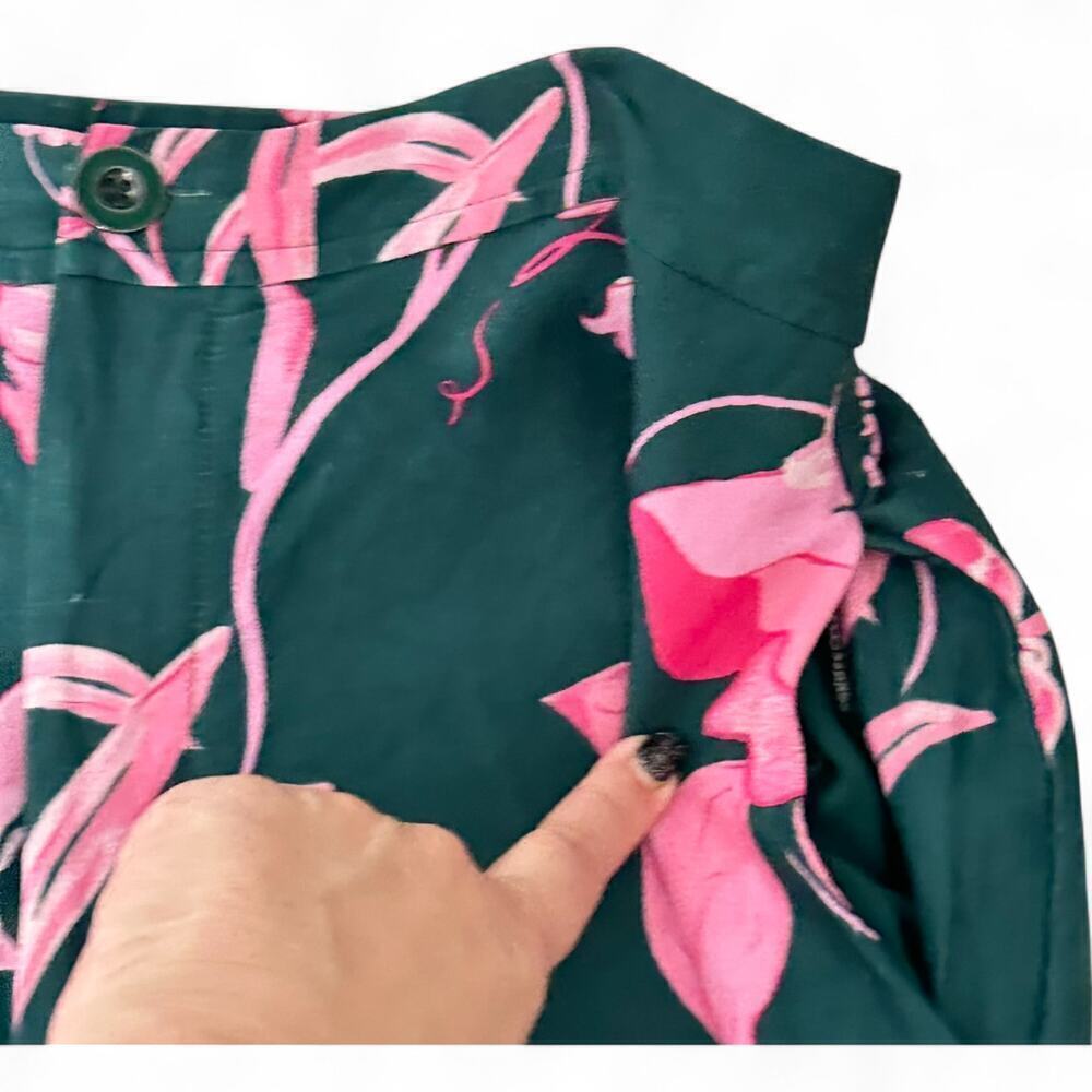 Anthropologie Breezy Printed Tropical Straight Pants (14) - Picture 11 of 16